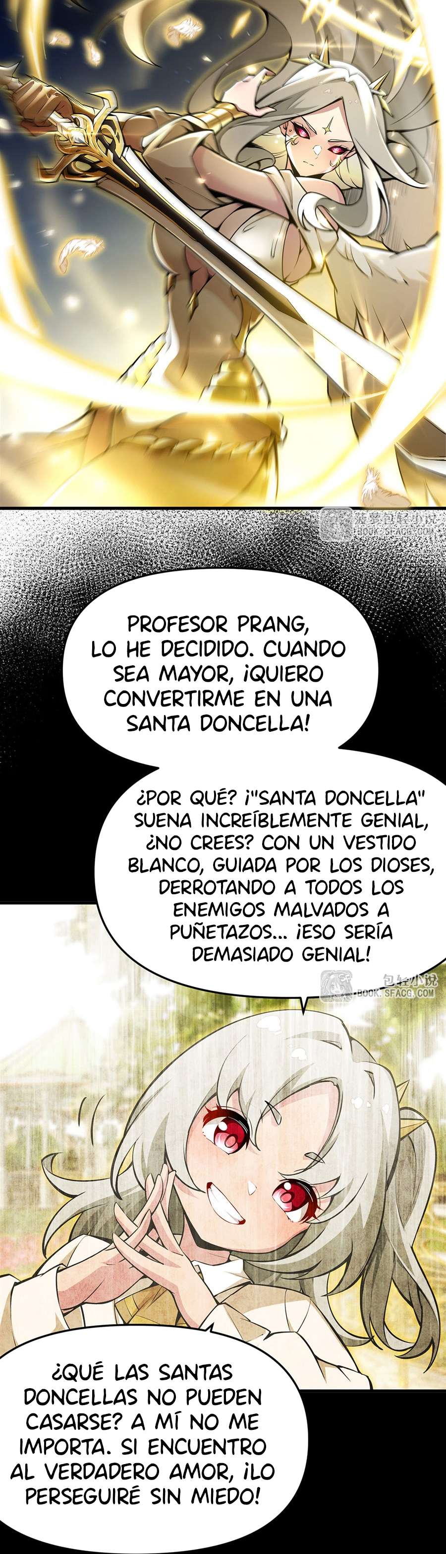El villano rubio de la novela de la protagonista femenina quiere ser feliz Capitulo 67 página 3