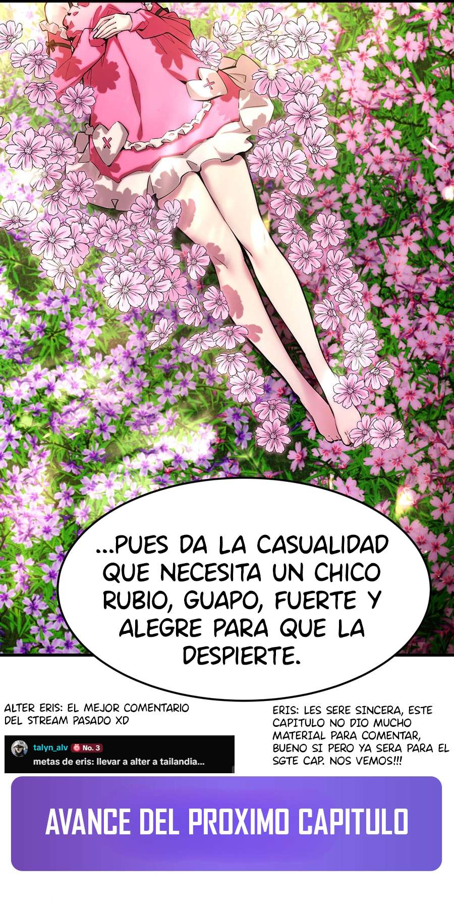 El villano rubio de la novela de la protagonista femenina quiere ser feliz Capitulo 67 página 35