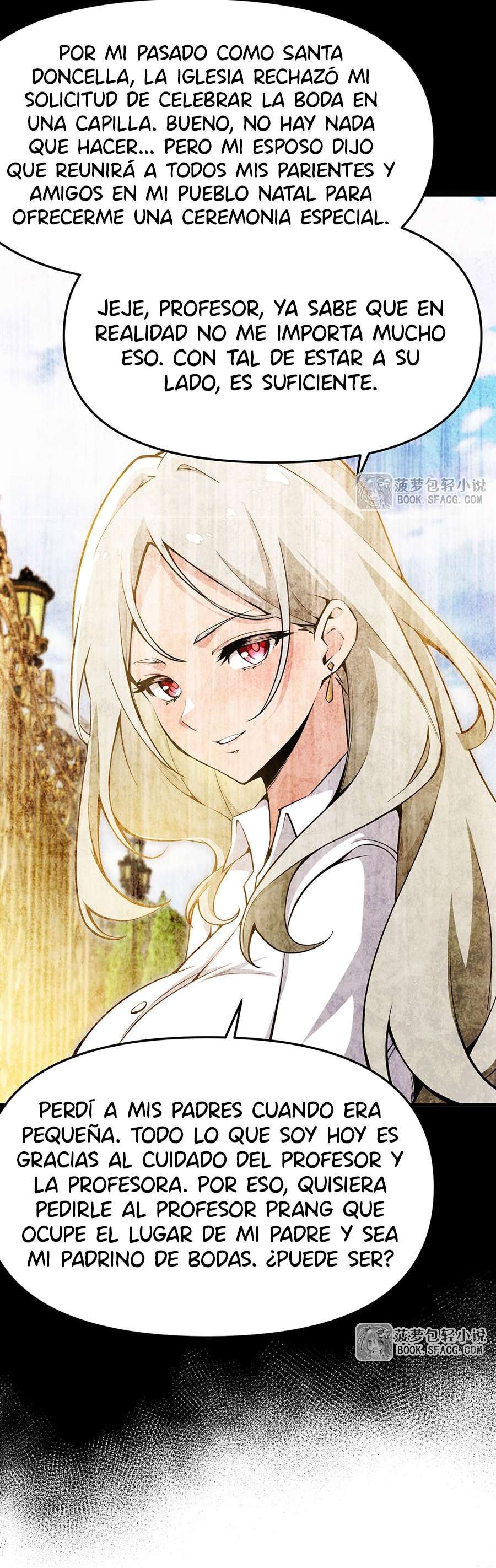 El villano rubio de la novela de la protagonista femenina quiere ser feliz Capitulo 67 página 5
