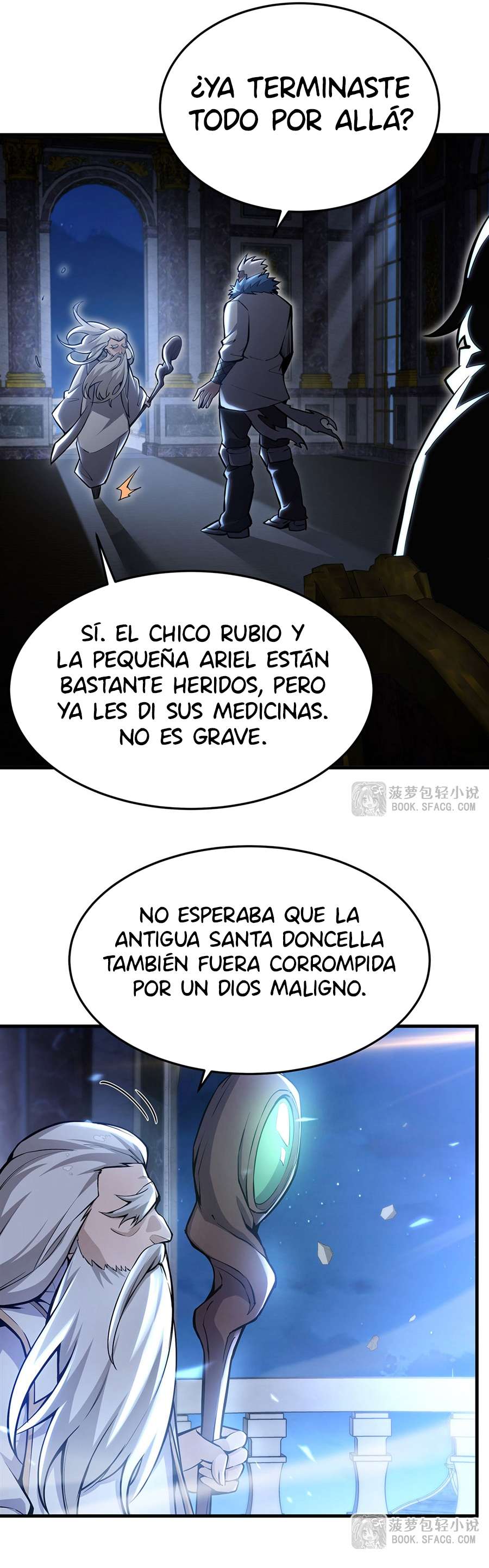 El villano rubio de la novela de la protagonista femenina quiere ser feliz Capitulo 67 página 8