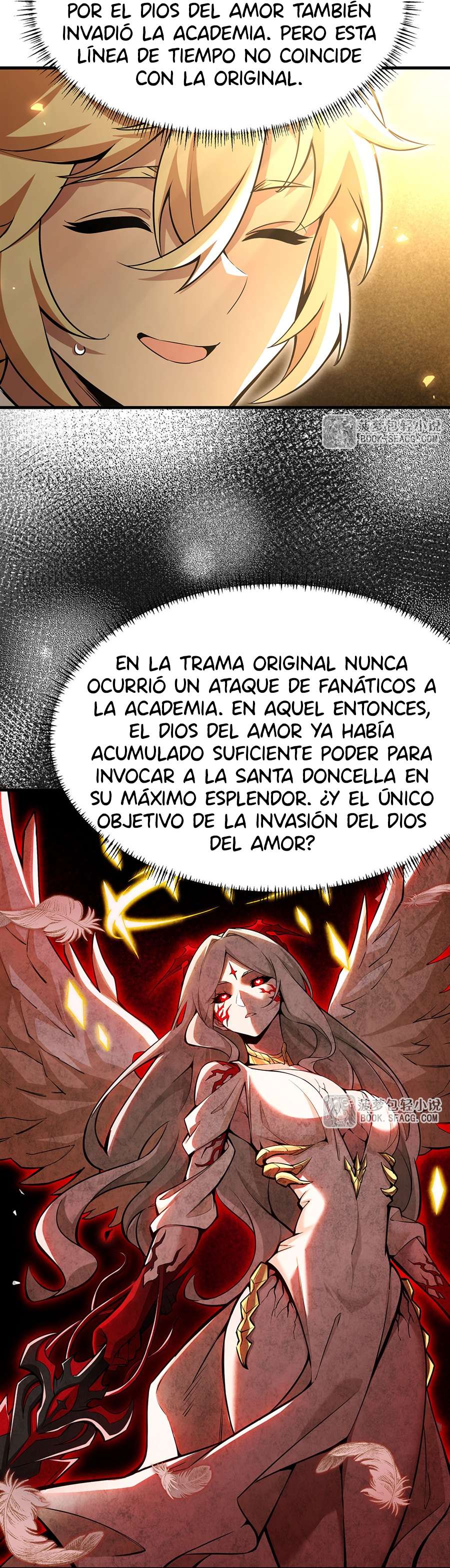 El villano rubio de la novela de la protagonista femenina quiere ser feliz Capitulo 68 página 13