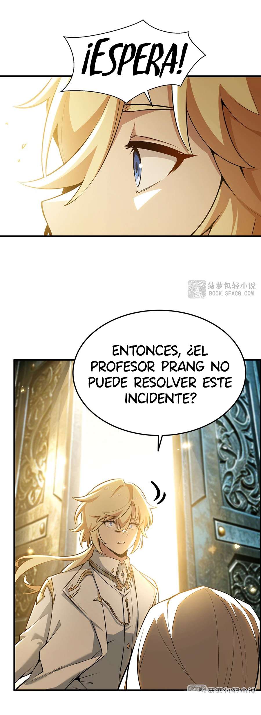 El villano rubio de la novela de la protagonista femenina quiere ser feliz Capitulo 68 página 18