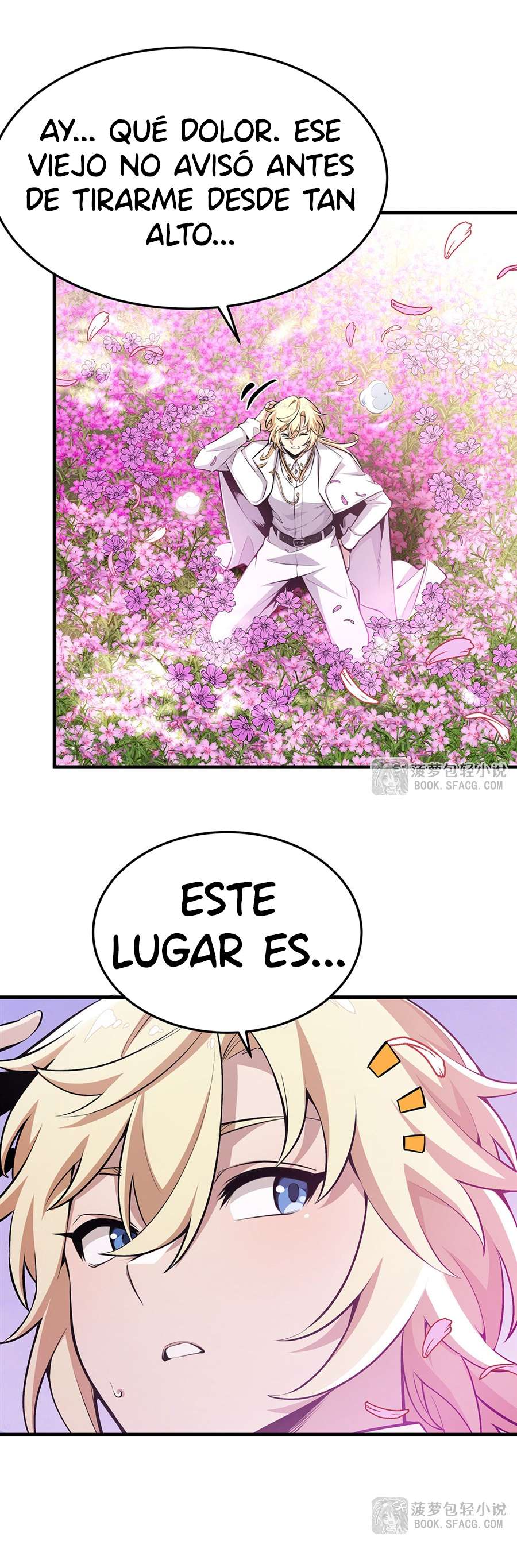 El villano rubio de la novela de la protagonista femenina quiere ser feliz Capitulo 68 página 23