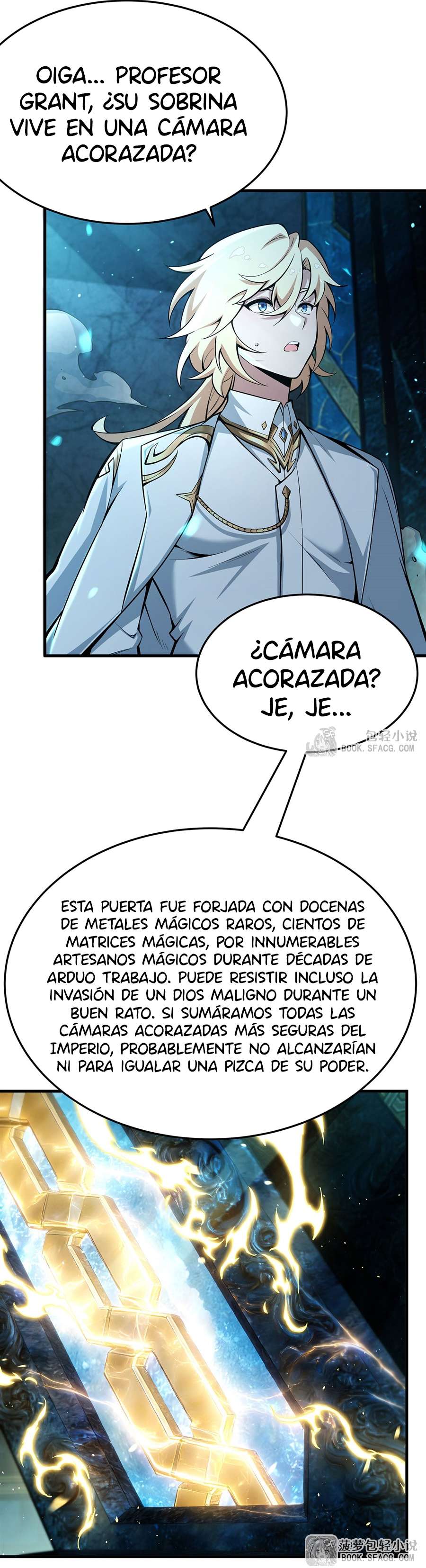 El villano rubio de la novela de la protagonista femenina quiere ser feliz Capitulo 68 página 7