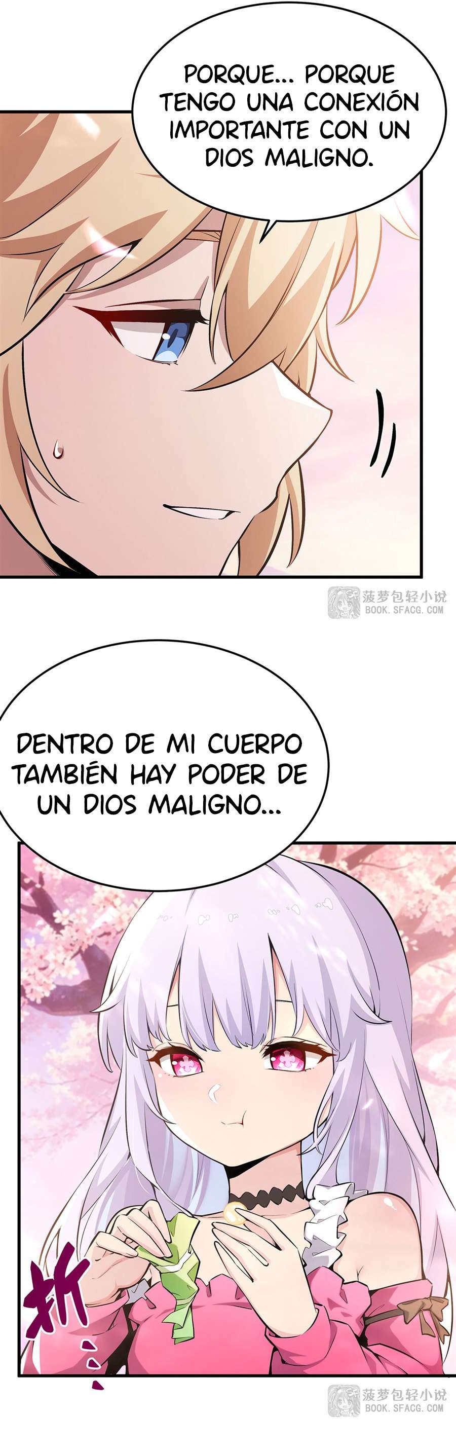 El villano rubio de la novela de la protagonista femenina quiere ser feliz Capitulo 69 página 20