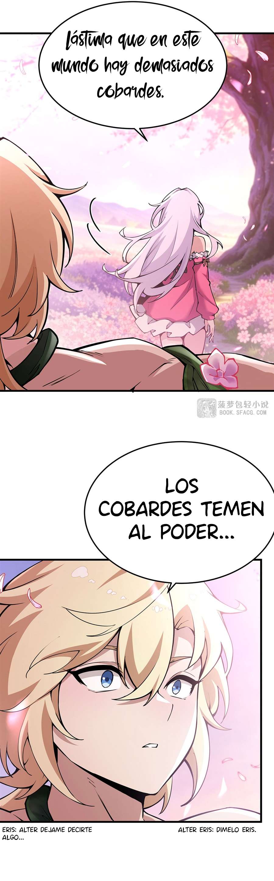 El villano rubio de la novela de la protagonista femenina quiere ser feliz Capitulo 69 página 25