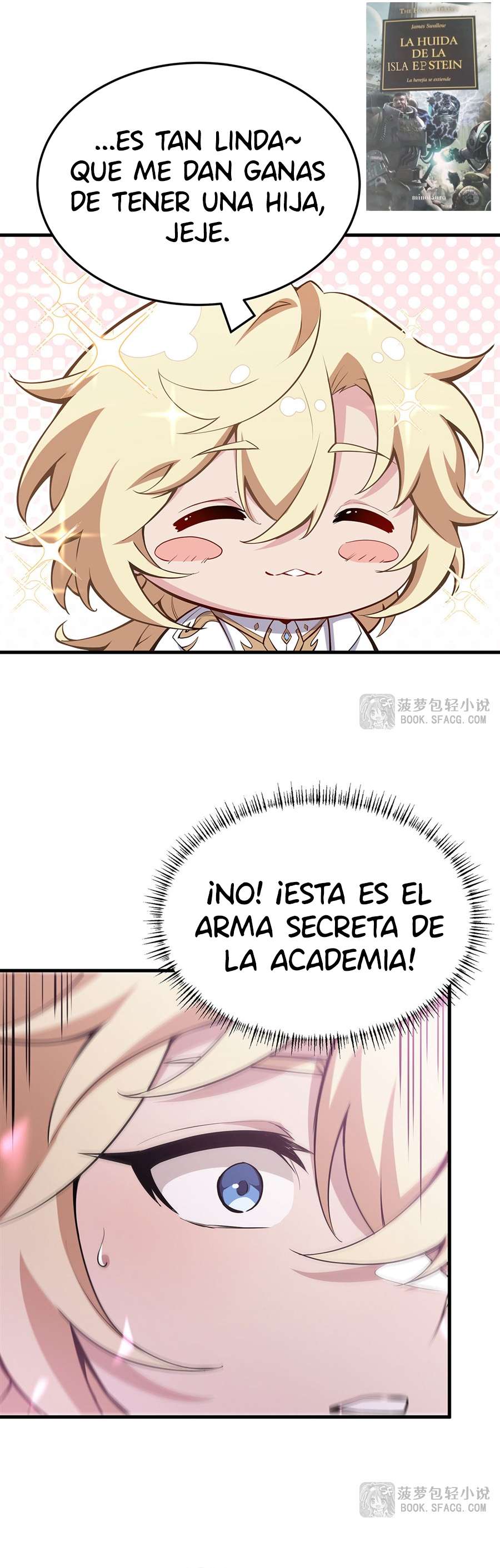 El villano rubio de la novela de la protagonista femenina quiere ser feliz Capitulo 69 página 3