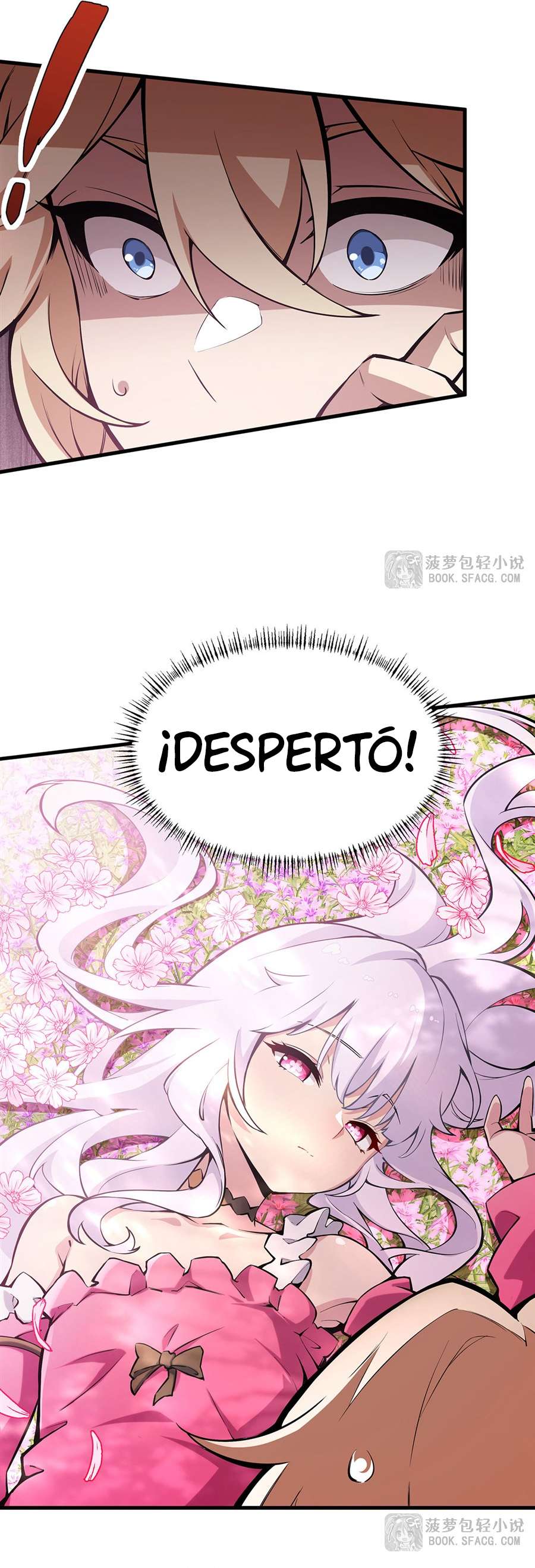 El villano rubio de la novela de la protagonista femenina quiere ser feliz Capitulo 69 página 7