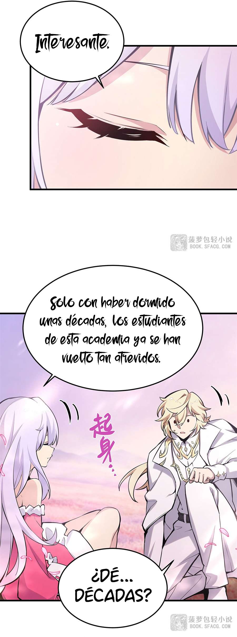 El villano rubio de la novela de la protagonista femenina quiere ser feliz Capitulo 69 página 9