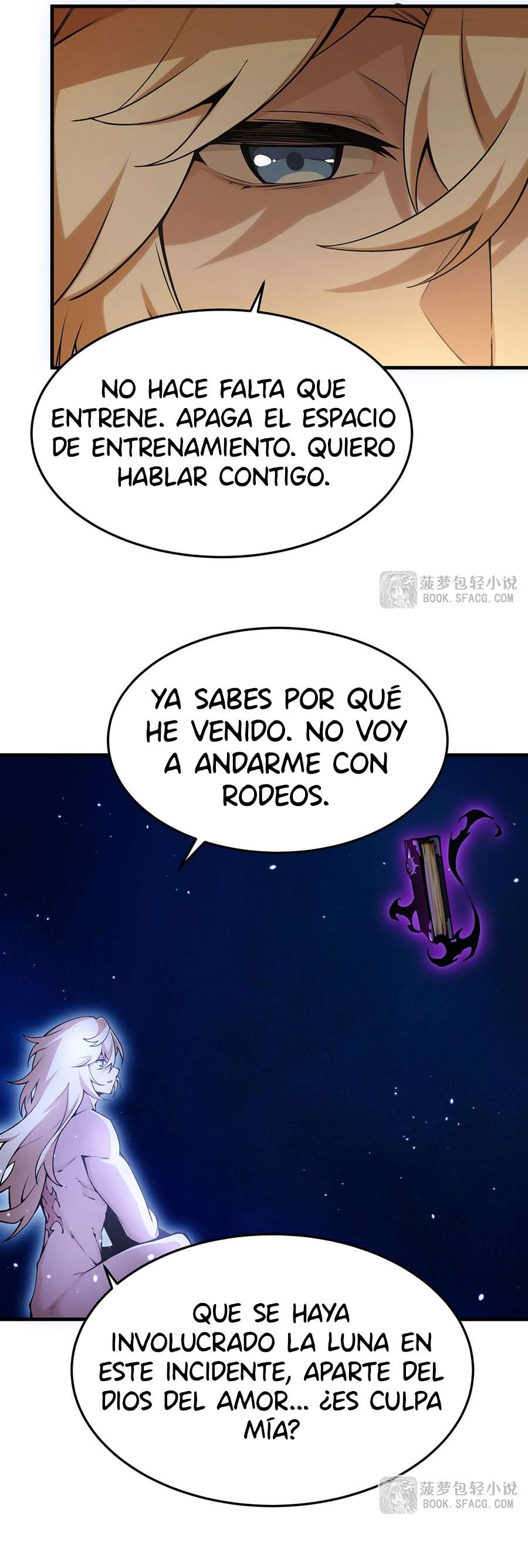 El villano rubio de la novela de la protagonista femenina quiere ser feliz Capitulo 71 página 26