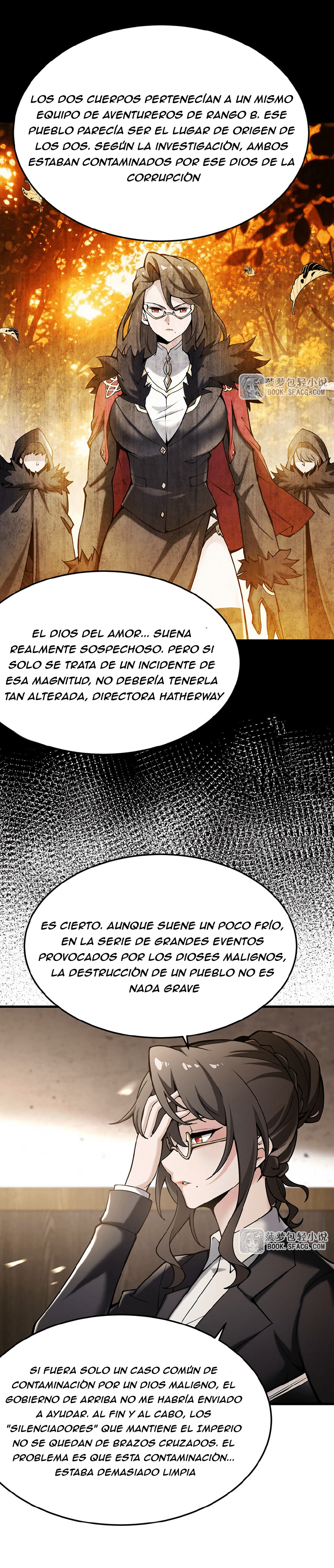 El villano rubio de la novela de la protagonista femenina quiere ser feliz Capítulo 72 página 12