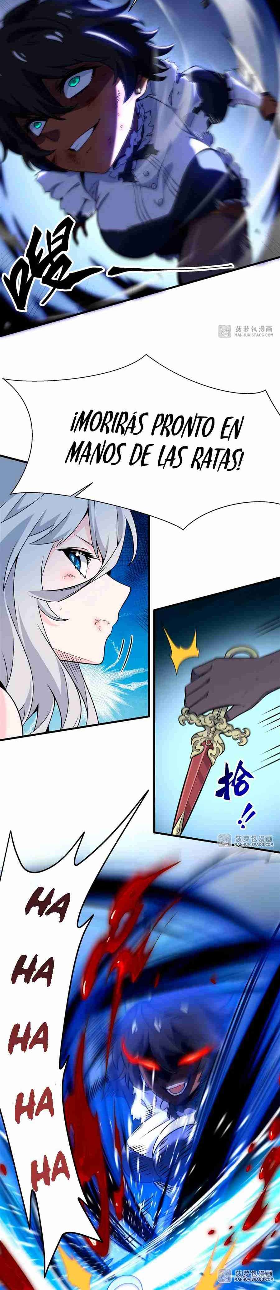 El villano rubio de la novela de la protagonista femenina quiere ser feliz Capitulo 9 página 18