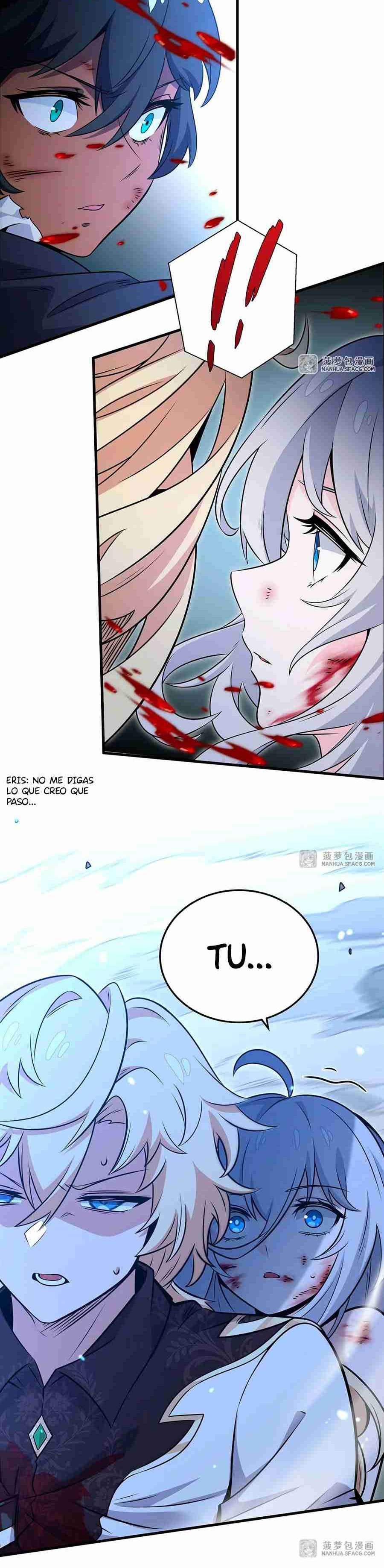 El villano rubio de la novela de la protagonista femenina quiere ser feliz Capitulo 9 página 24