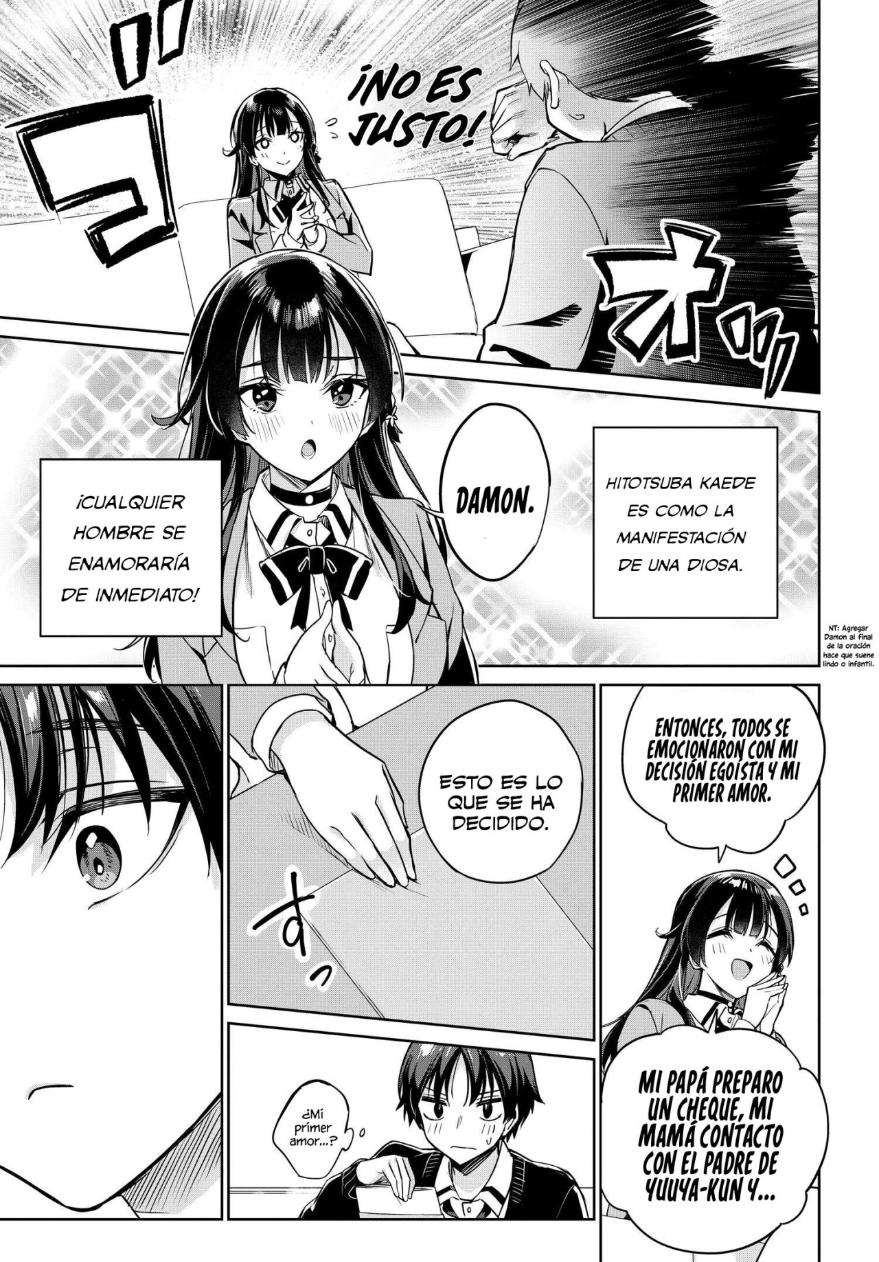 Voy a vivir contigo no porque mis padres me dejaron su deuda, sino porque me gustas Capitulo 2 página 12