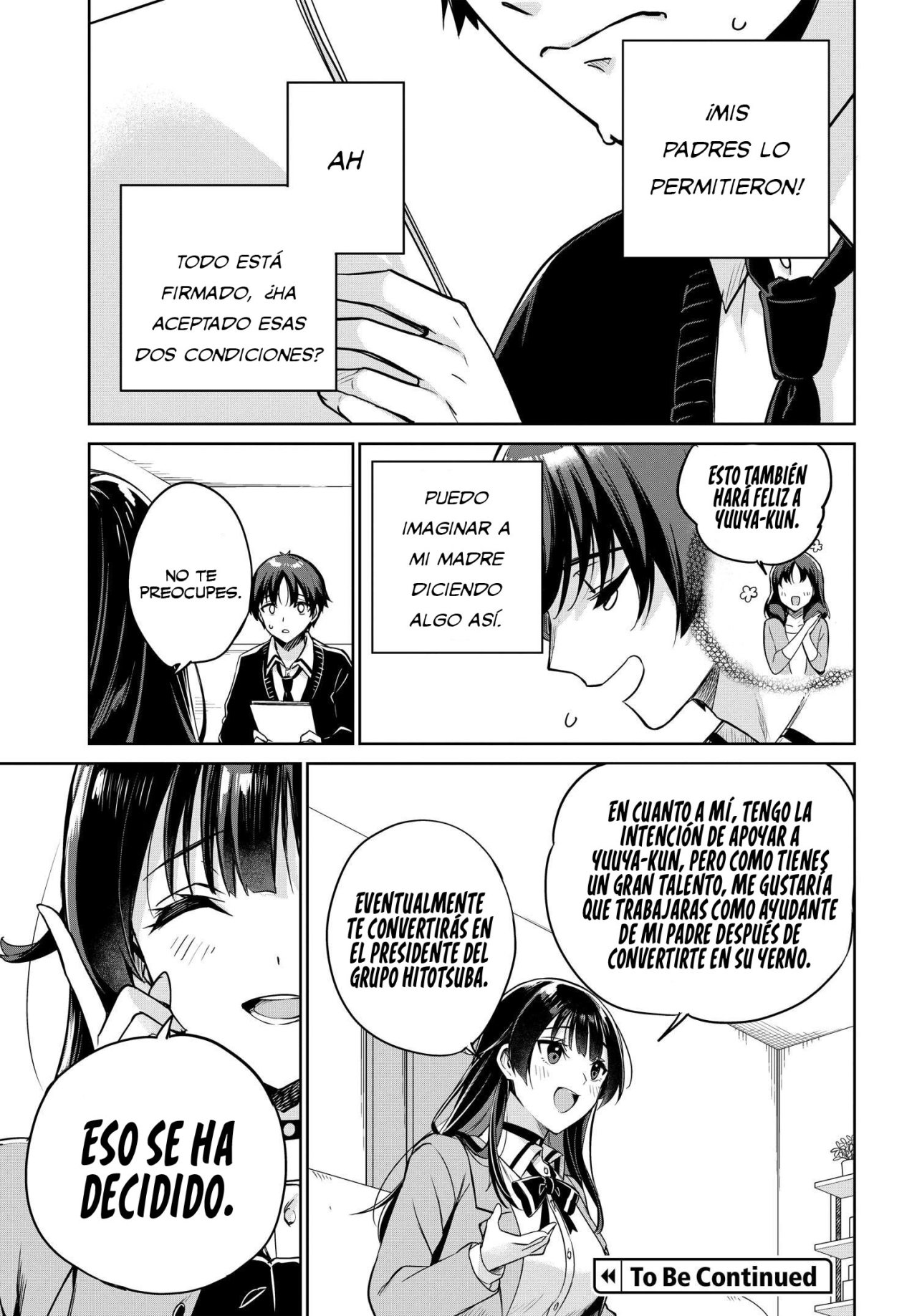 Voy a vivir contigo no porque mis padres me dejaron su deuda, sino porque me gustas Capitulo 2 página 14