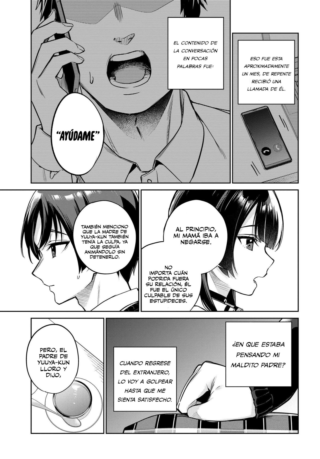 Voy a vivir contigo no porque mis padres me dejaron su deuda, sino porque me gustas Capitulo 2 página 6