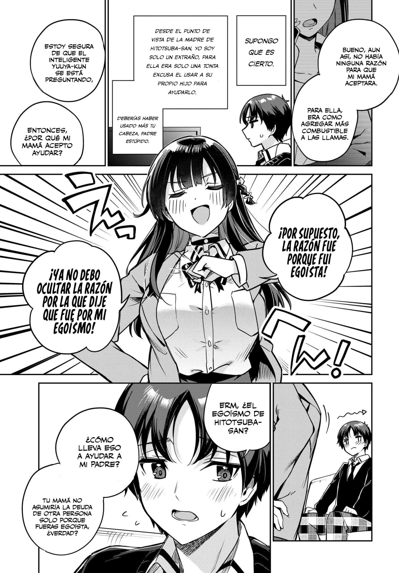 Voy a vivir contigo no porque mis padres me dejaron su deuda, sino porque me gustas Capitulo 2 página 8