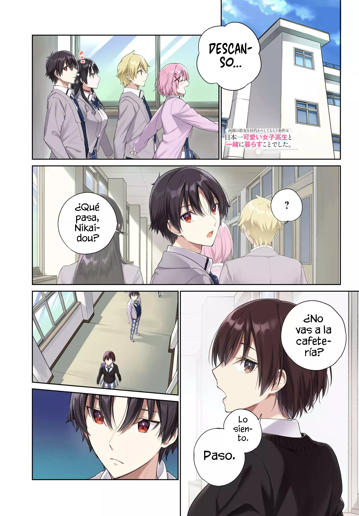 Voy a vivir contigo no porque mis padres me dejaron su deuda, sino porque me gustas Capitulo 22 página 3
