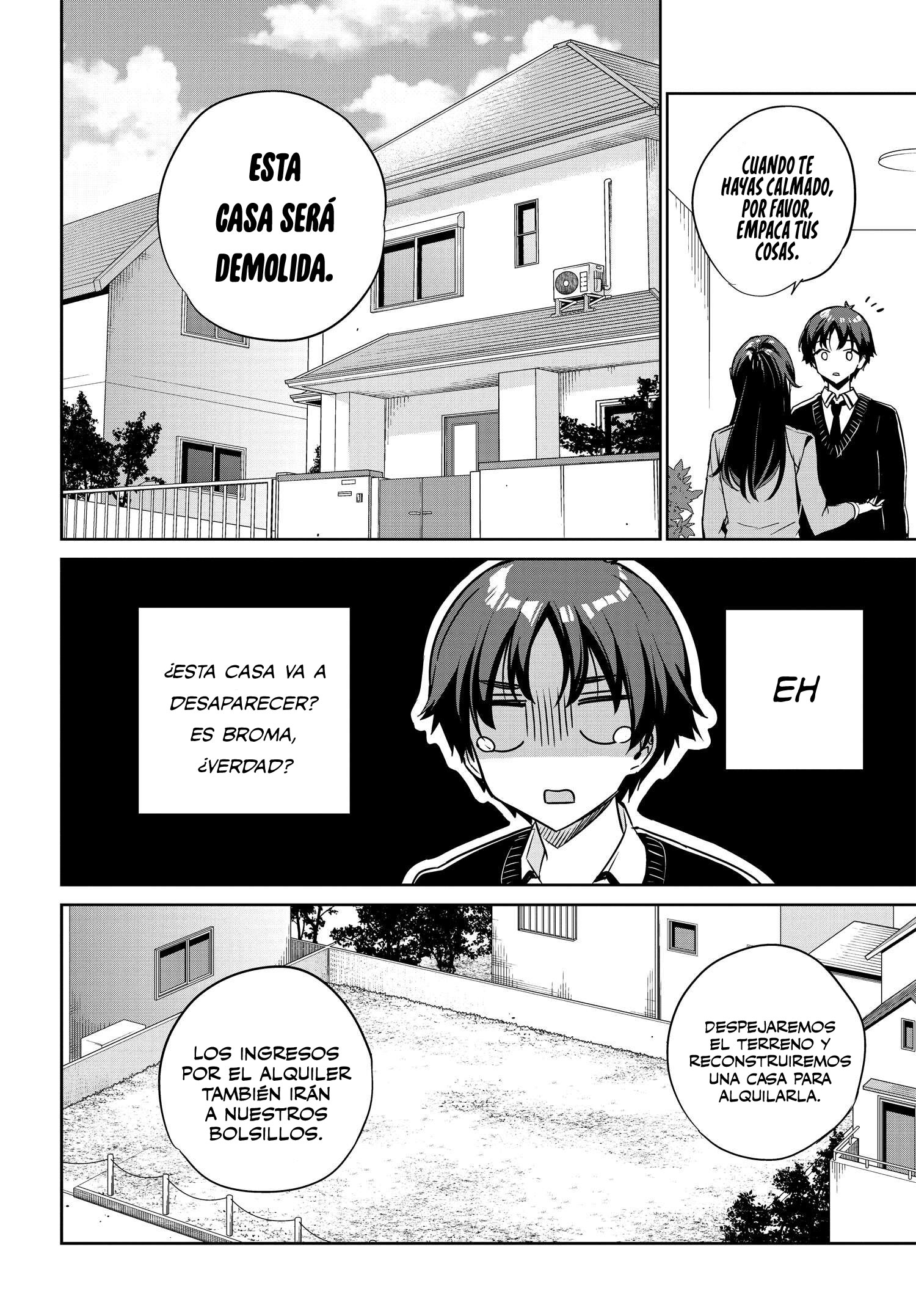 Voy a vivir contigo no porque mis padres me dejaron su deuda, sino porque me gustas Capitulo 3 página 10