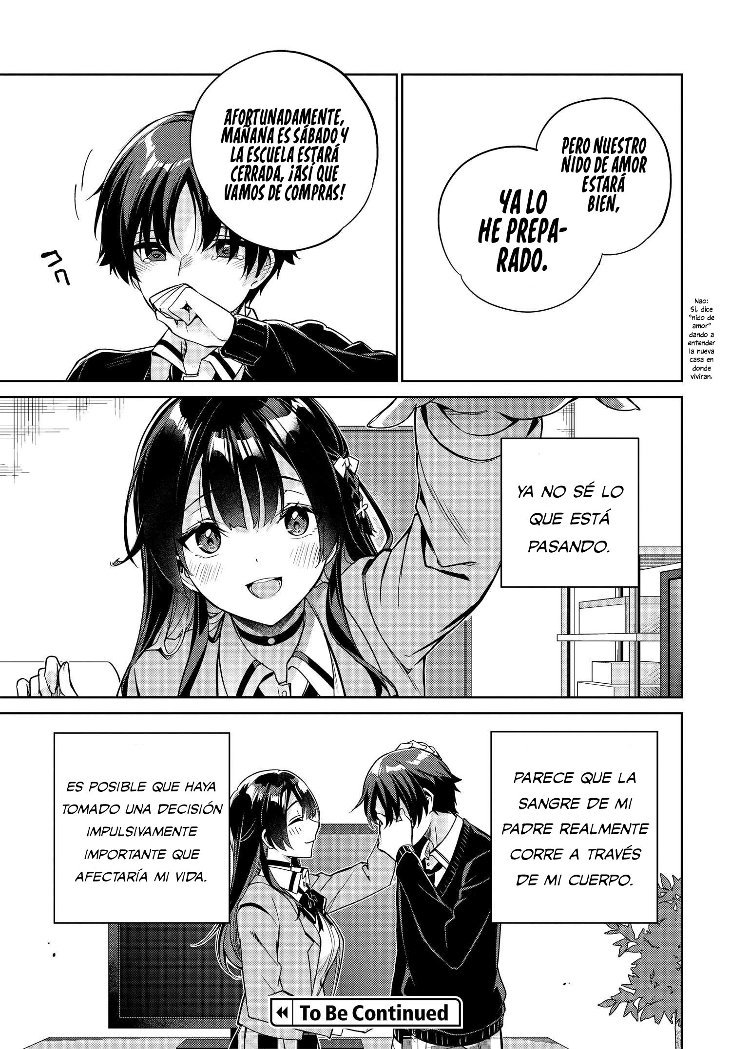 Voy a vivir contigo no porque mis padres me dejaron su deuda, sino porque me gustas Capitulo 3 página 11