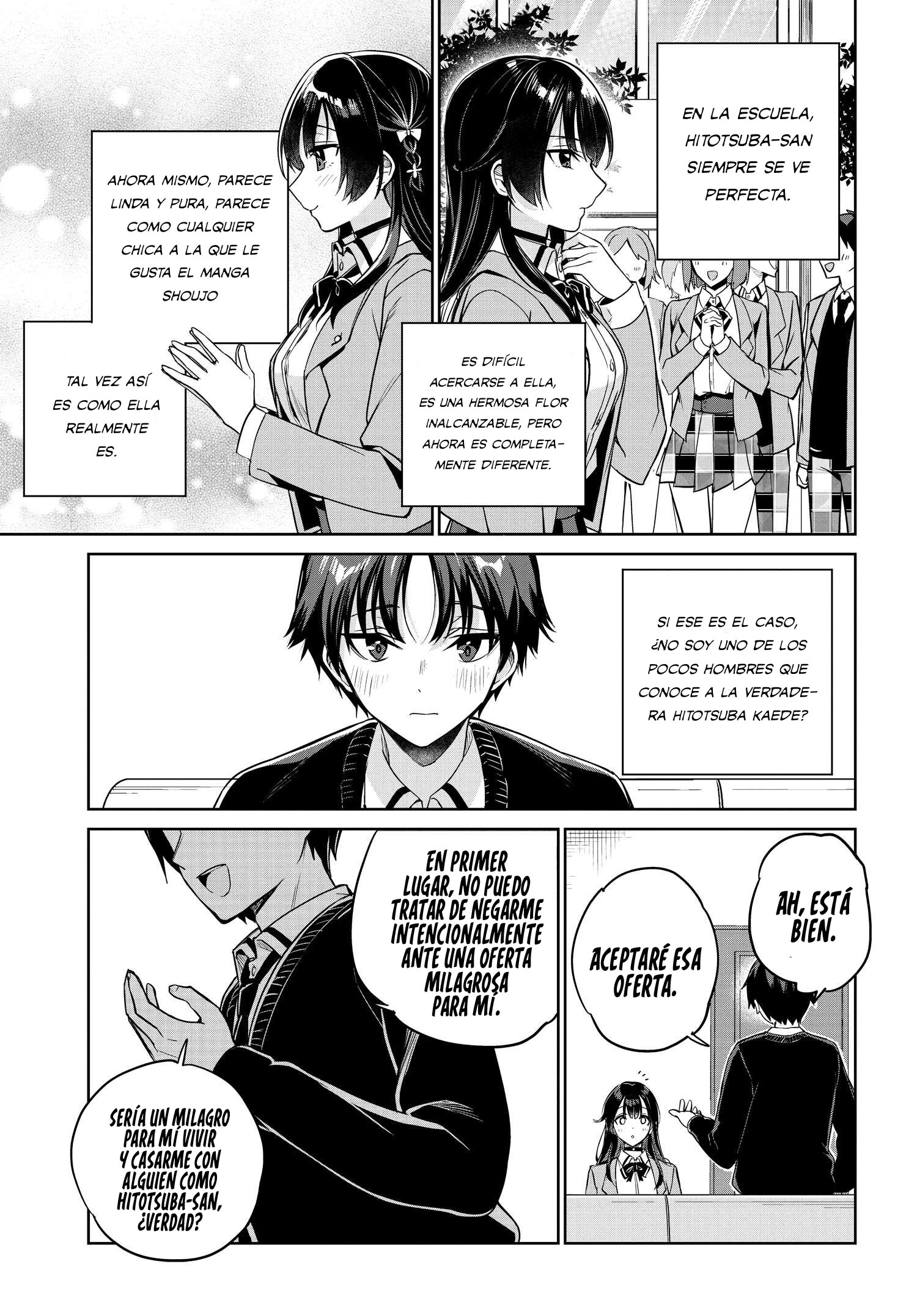 Voy a vivir contigo no porque mis padres me dejaron su deuda, sino porque me gustas Capitulo 3 página 5