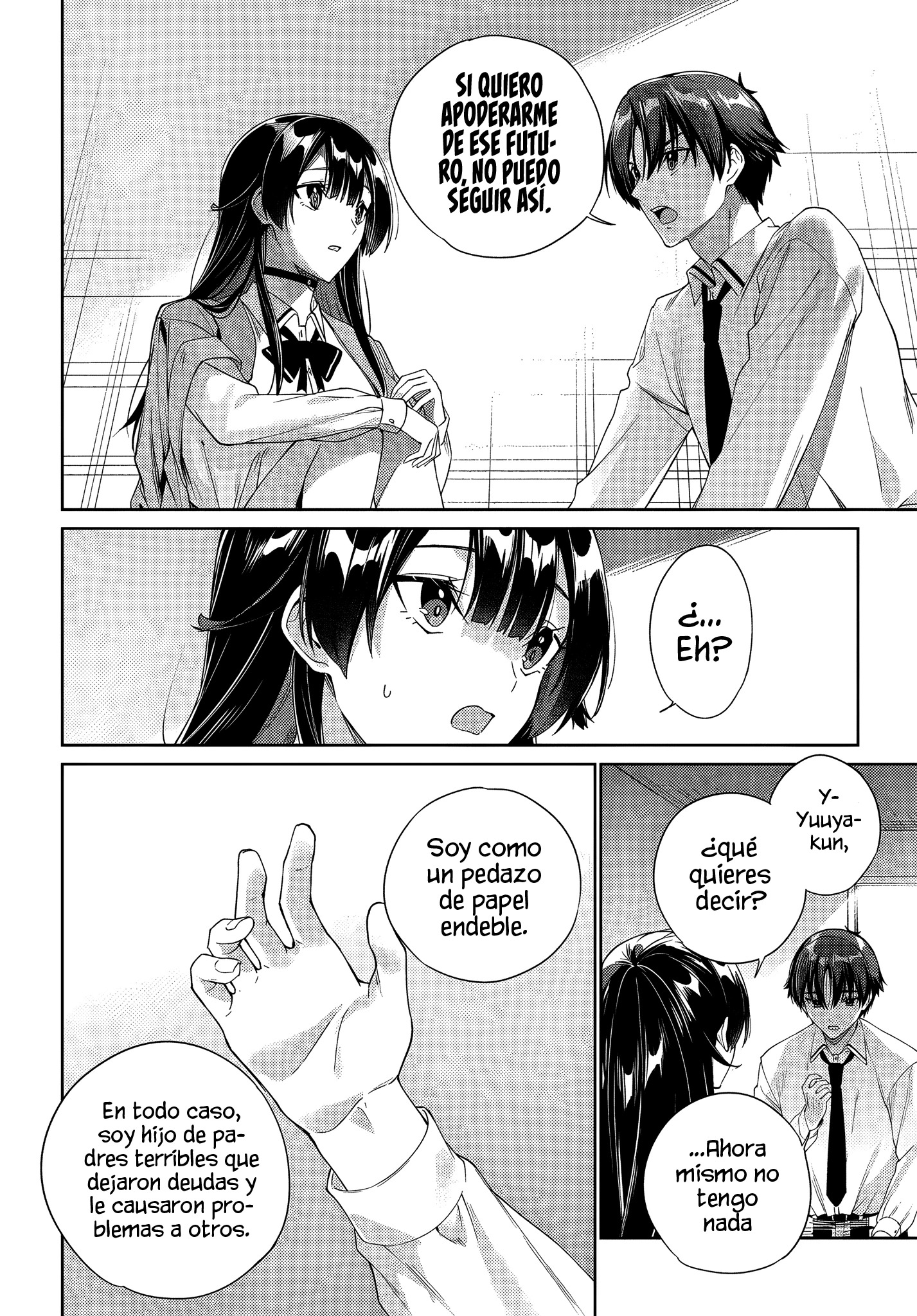 Voy a vivir contigo no porque mis padres me dejaron su deuda, sino porque me gustas Capitulo 34 página 12