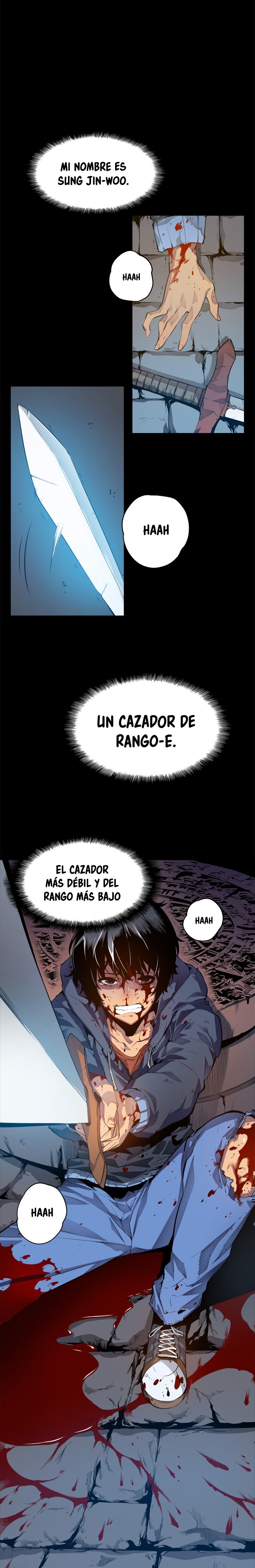 Solo leveling Capitulo 1: El cazador más débil página 4