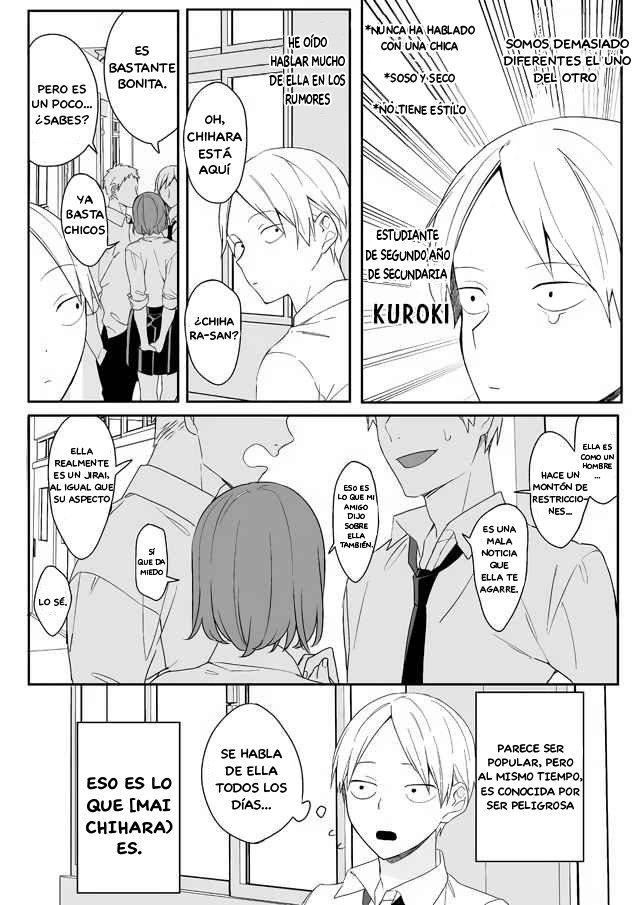 Esa chica es linda... ¿pero peligrosa? Capitulo 1: ¿Eres una Jirai? Chihara-san página 5