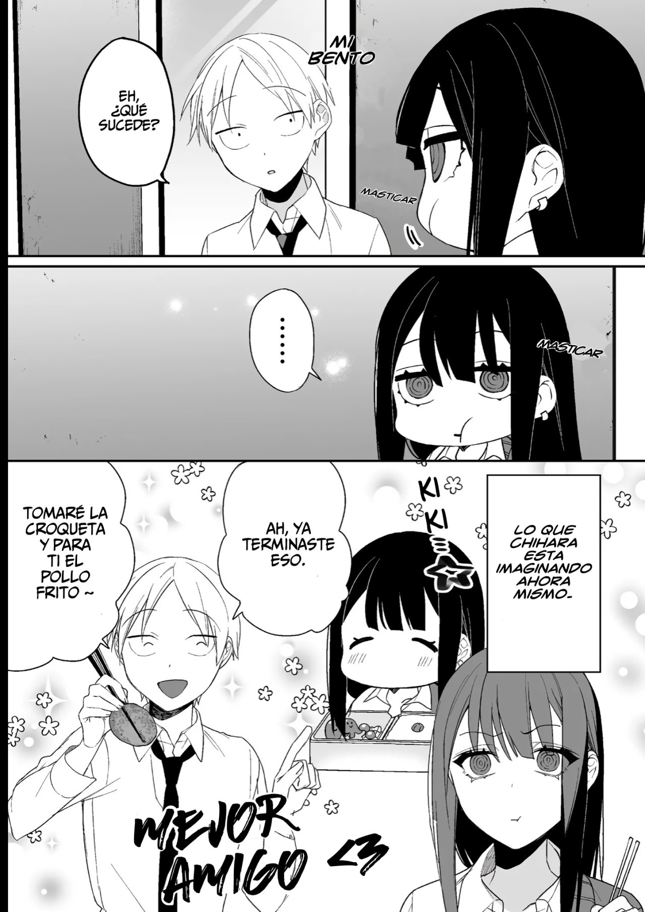 Esa chica es linda... ¿pero peligrosa? Capitulo 10: ¿A qué sabe, Chihara-san? página 10
