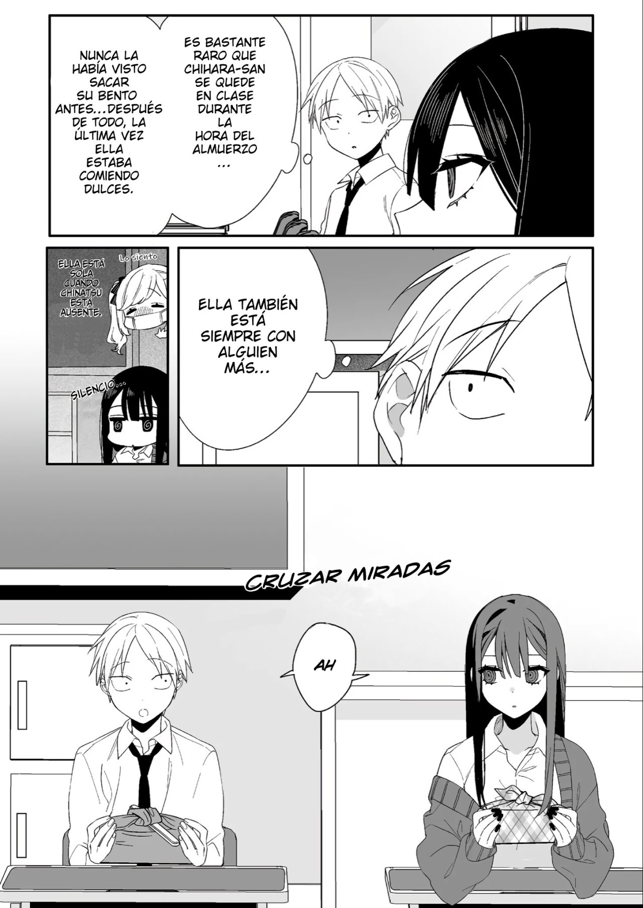 Esa chica es linda... ¿pero peligrosa? Capitulo 10: ¿A qué sabe, Chihara-san? página 3