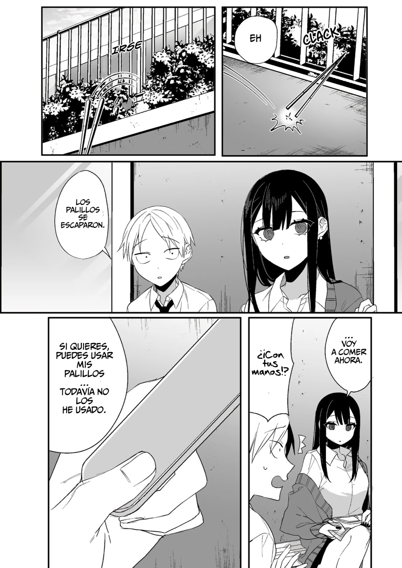Esa chica es linda... ¿pero peligrosa? Capitulo 10: ¿A qué sabe, Chihara-san? página 7