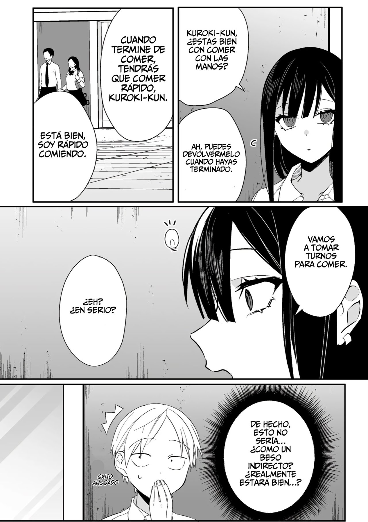 Esa chica es linda... ¿pero peligrosa? Capitulo 10: ¿A qué sabe, Chihara-san? página 8