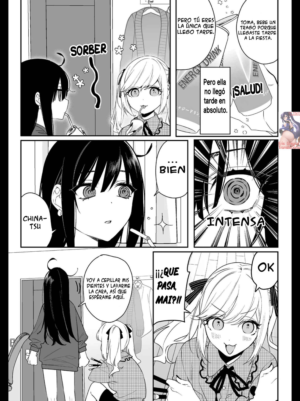 Esa chica es linda... ¿pero peligrosa? Capitulo 11: ¿Pasarás el rato con tu amiga en el día libre, Chihara-san? página 4