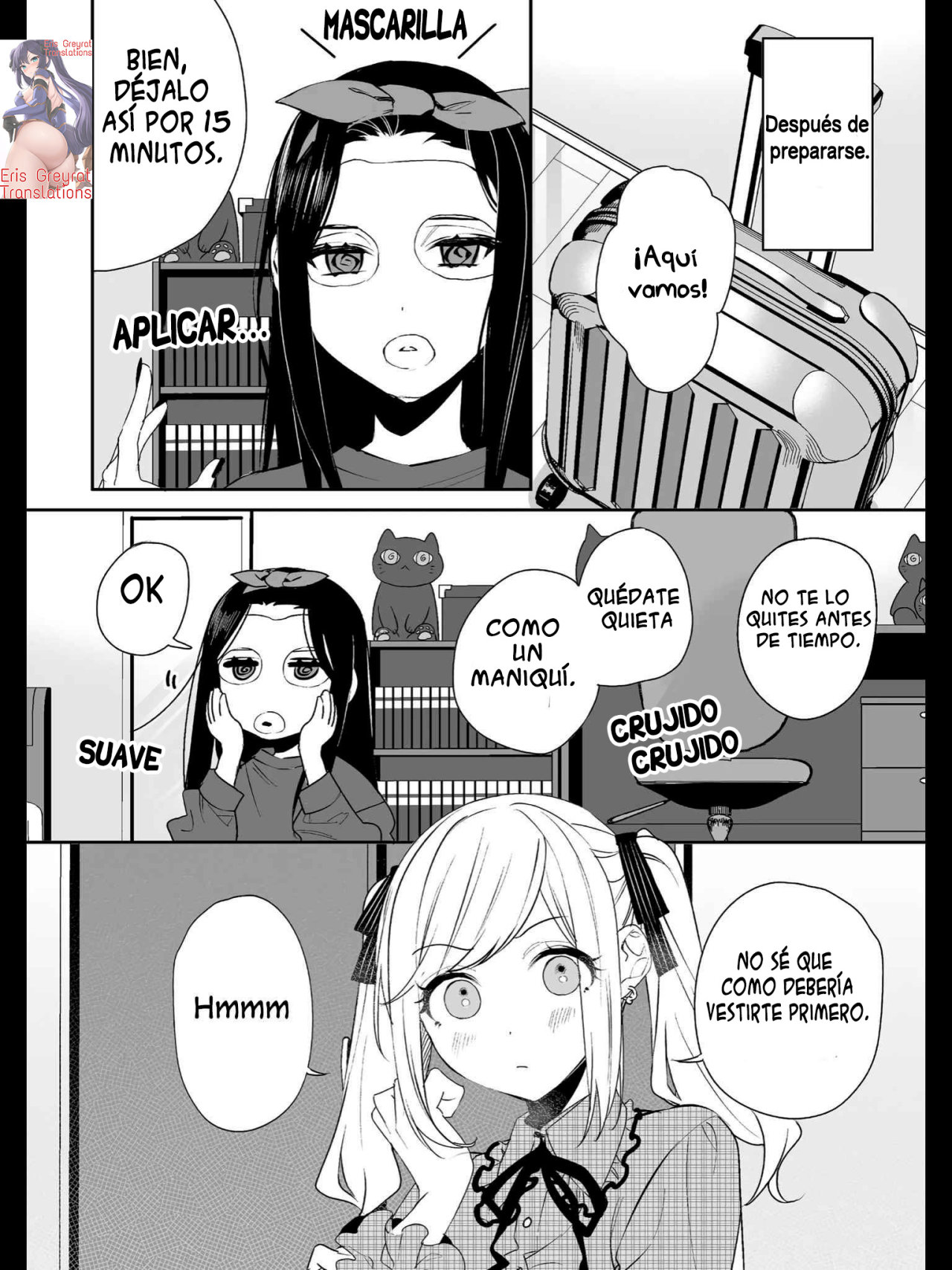 Esa chica es linda... ¿pero peligrosa? Capitulo 11: ¿Pasarás el rato con tu amiga en el día libre, Chihara-san? página 5