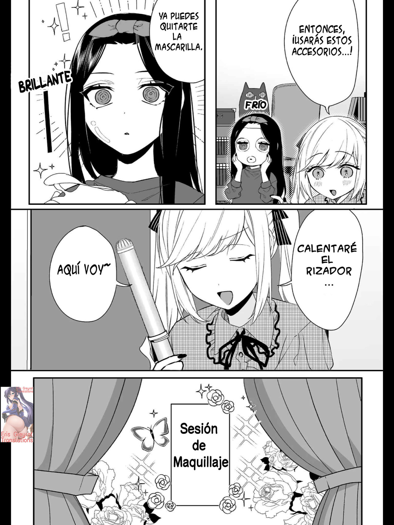 Esa chica es linda... ¿pero peligrosa? Capitulo 11: ¿Pasarás el rato con tu amiga en el día libre, Chihara-san? página 7