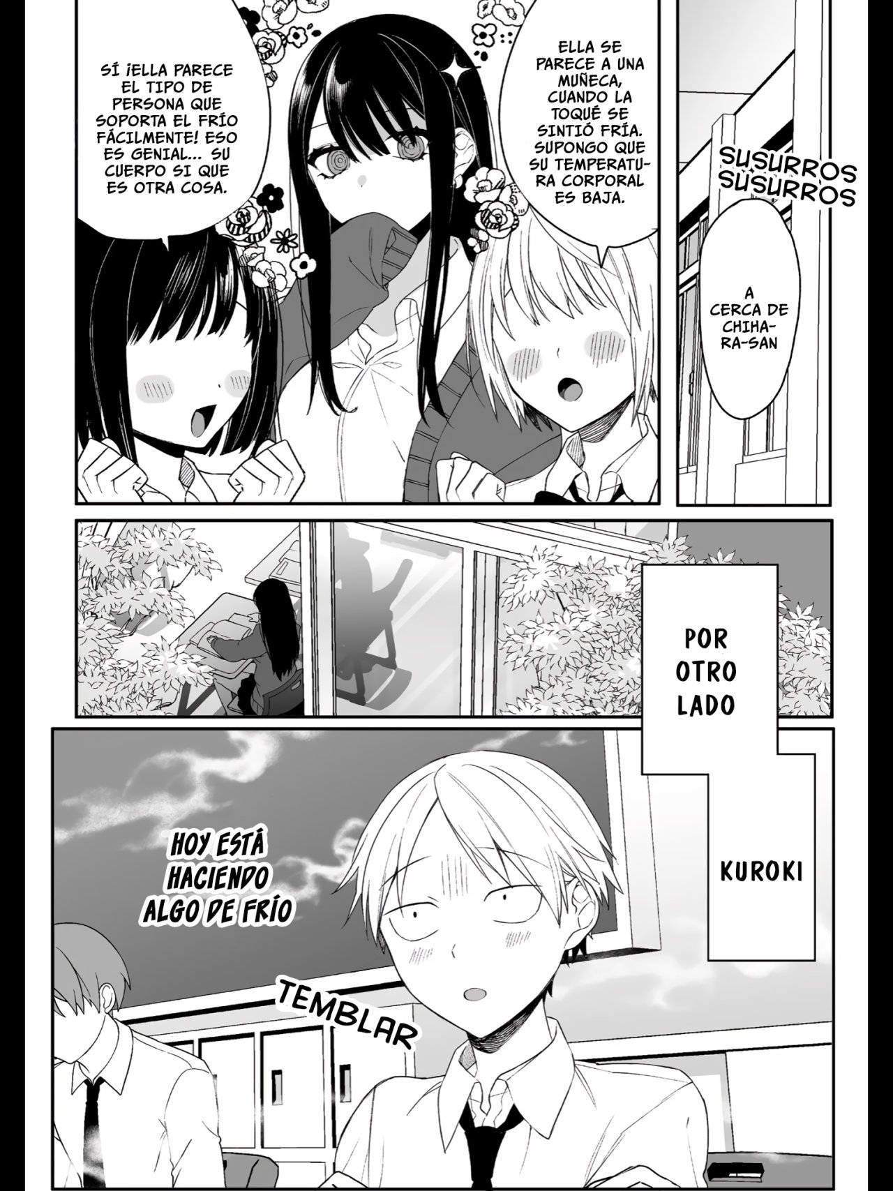 Esa chica es linda... ¿pero peligrosa? Capitulo 12: ¿Tienes frío, Chihara-san? página 4