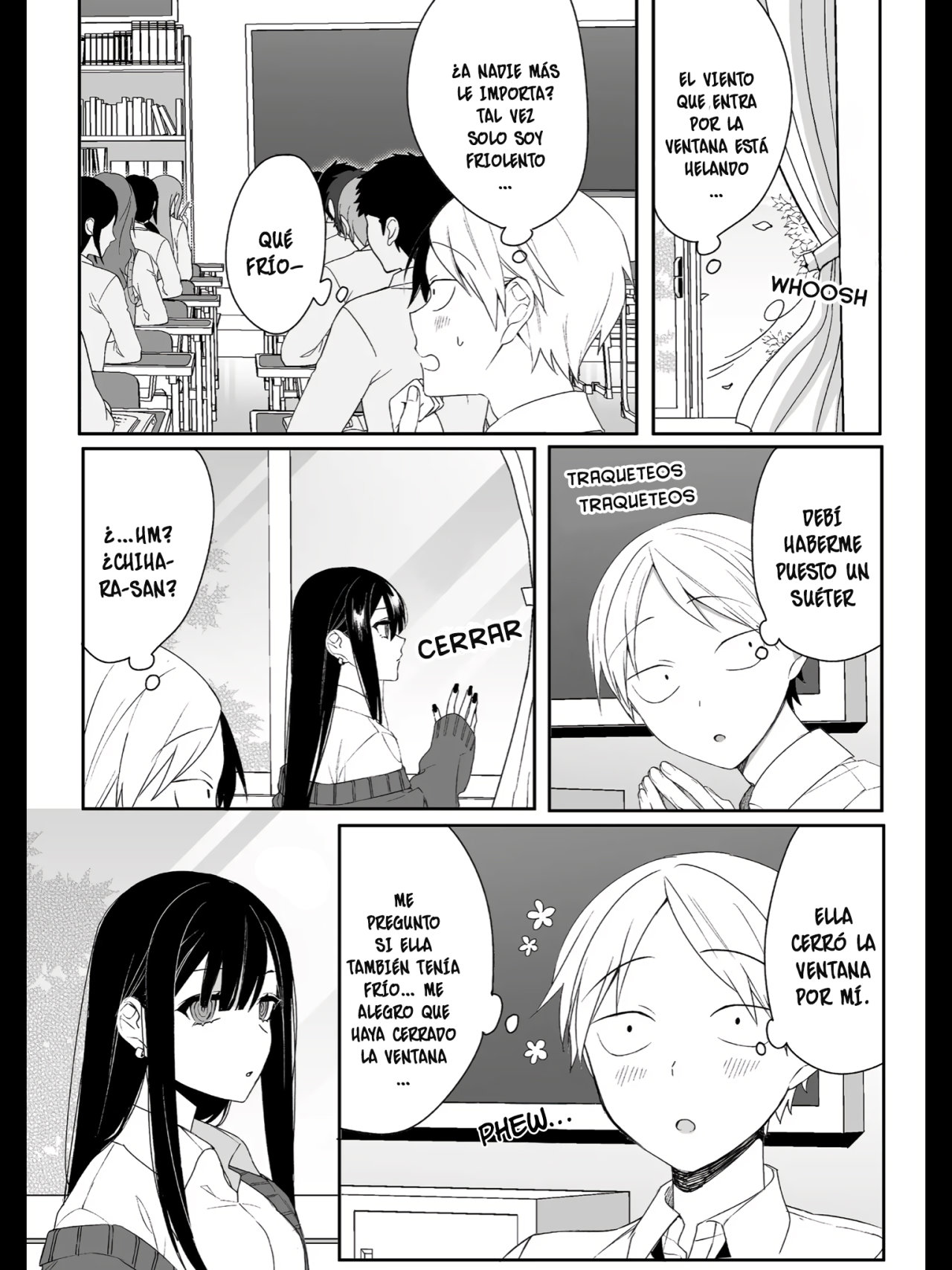 Esa chica es linda... ¿pero peligrosa? Capitulo 12: ¿Tienes frío, Chihara-san? página 5