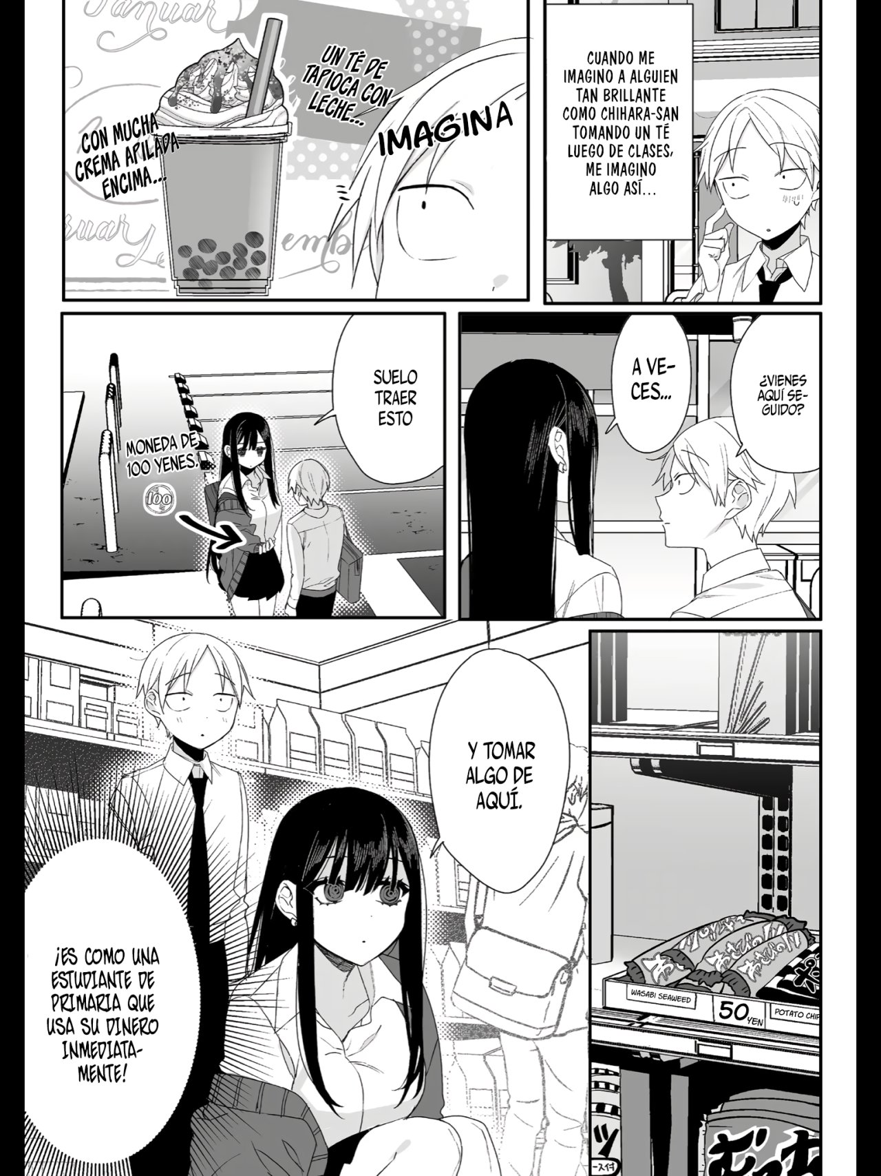 Esa chica es linda... ¿pero peligrosa? Capitulo 13: ¿Vamos a ir Chihara-san? página 7