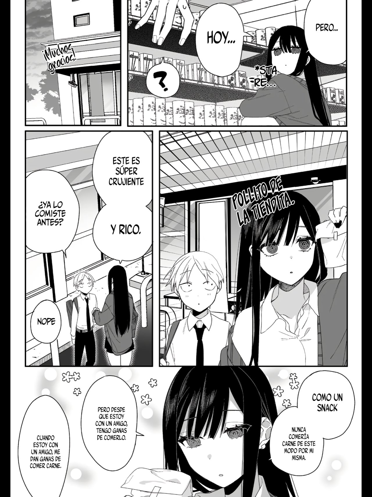 Esa chica es linda... ¿pero peligrosa? Capitulo 13: ¿Vamos a ir Chihara-san? página 8