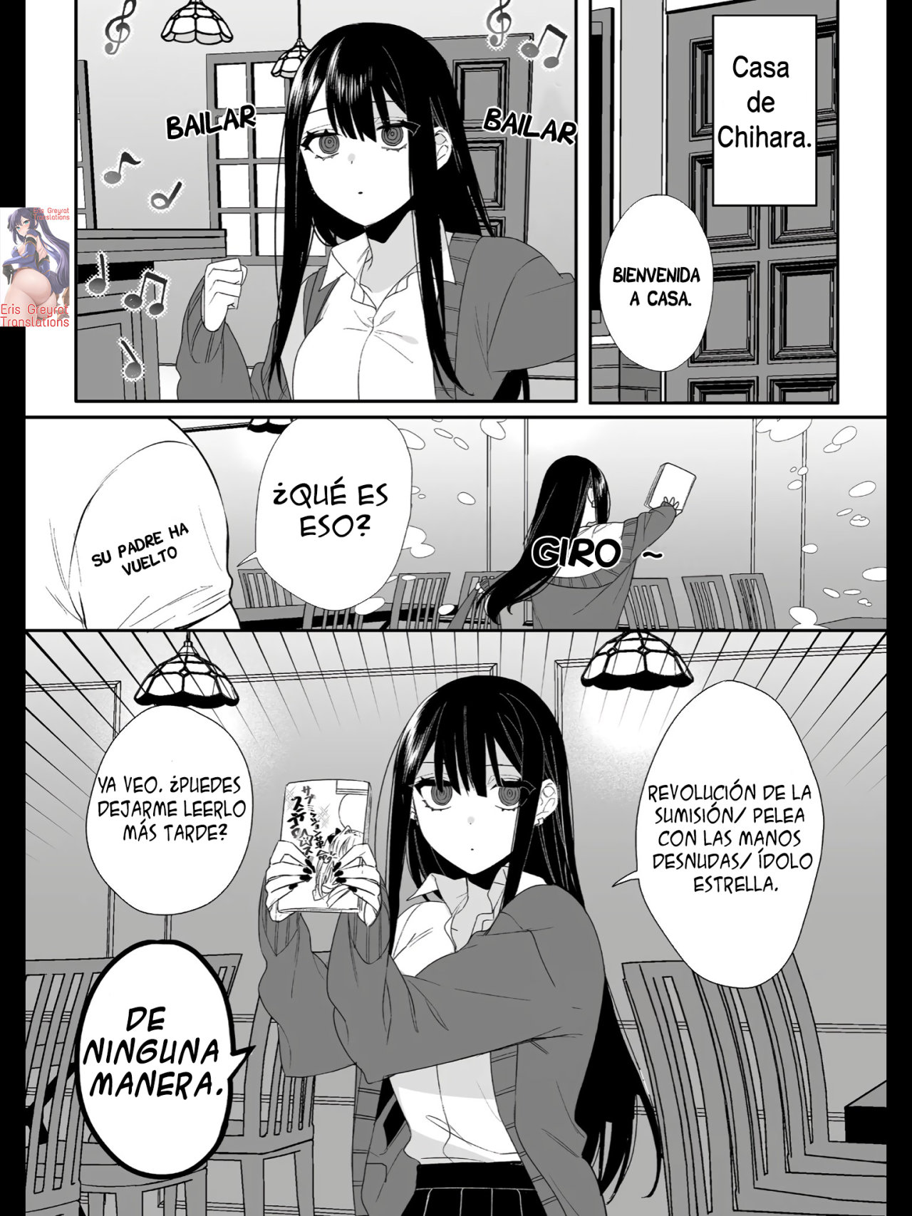 Esa chica es linda... ¿pero peligrosa? Capitulo 14: ¿Por qué estás aquí Chihara-san? página 12