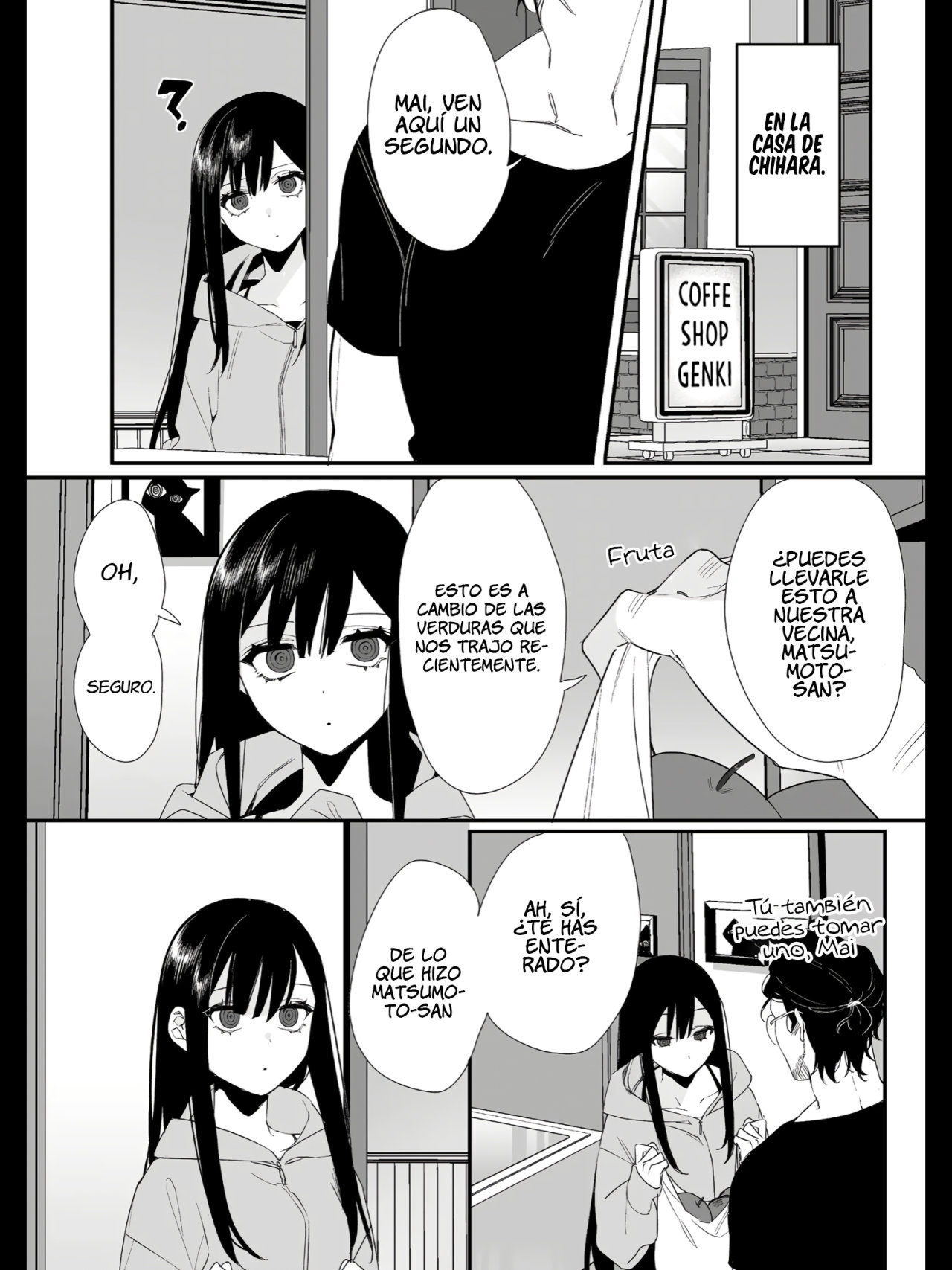 Esa chica es linda... ¿pero peligrosa? Capitulo 15: ¿Es este tu primer encuentro Chihara-san? página 3