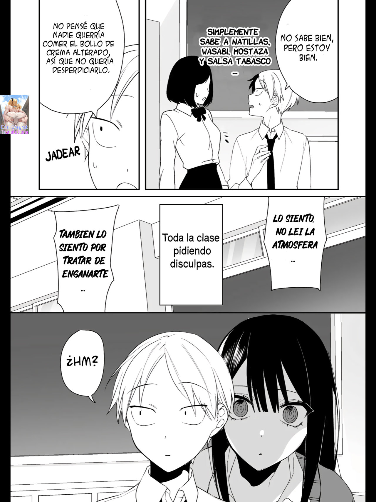 Esa chica es linda... ¿pero peligrosa? Capitulo 16: ¿Puedes comer eso, Chihara-san? página 11