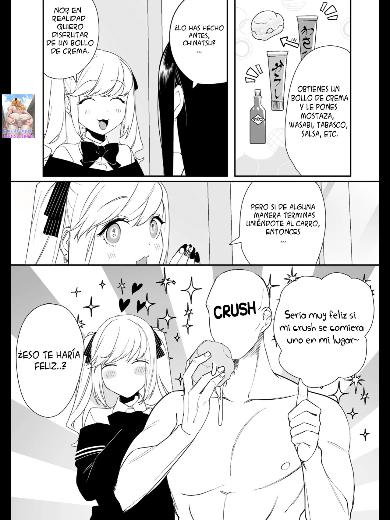 Esa chica es linda... ¿pero peligrosa? Capitulo 16: ¿Puedes comer eso, Chihara-san? página 4