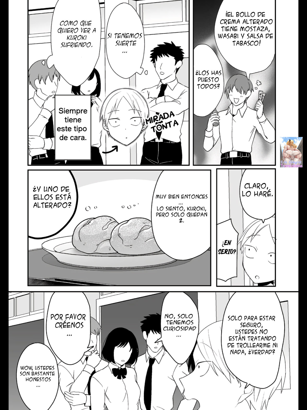 Esa chica es linda... ¿pero peligrosa? Capitulo 16: ¿Puedes comer eso, Chihara-san? página 6