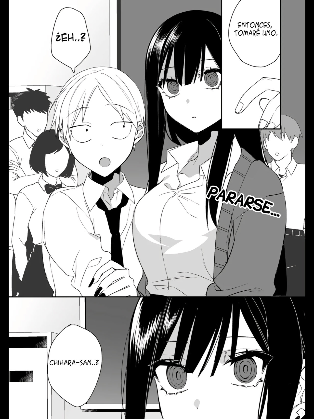 Esa chica es linda... ¿pero peligrosa? Capitulo 16: ¿Puedes comer eso, Chihara-san? página 7