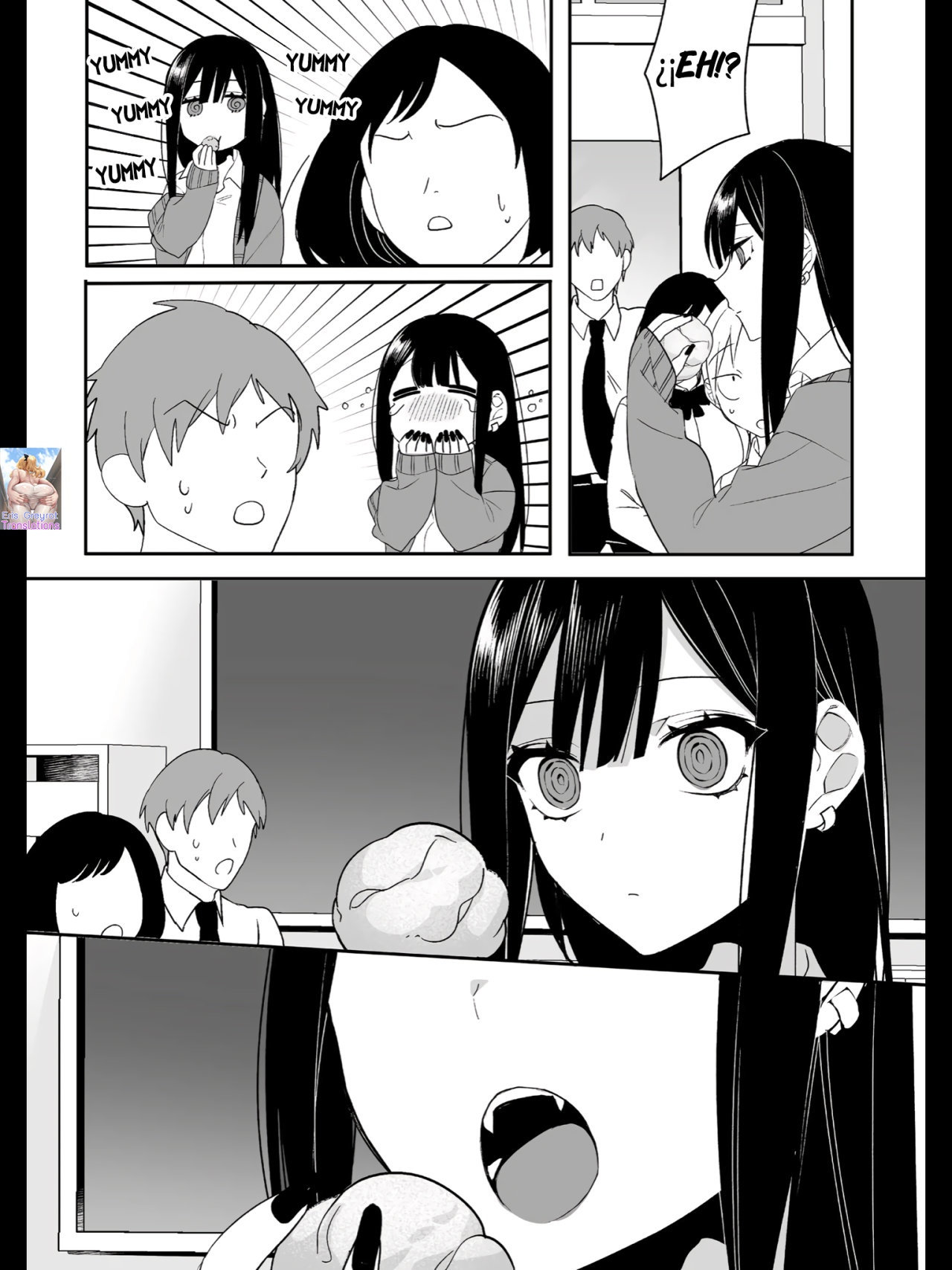 Esa chica es linda... ¿pero peligrosa? Capitulo 16: ¿Puedes comer eso, Chihara-san? página 8
