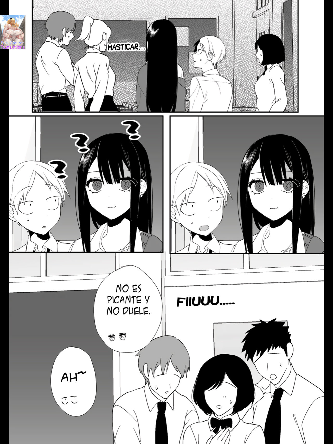 Esa chica es linda... ¿pero peligrosa? Capitulo 16: ¿Puedes comer eso, Chihara-san? página 9