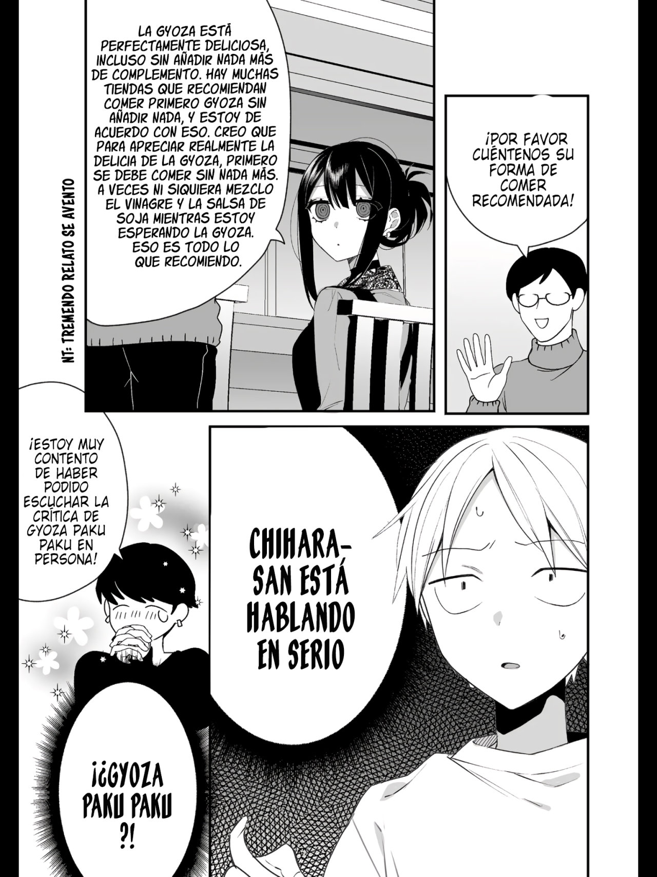 Esa chica es linda... ¿pero peligrosa? Capitulo 17: Chihara-san ¿De que trata esta Reunión? página 12