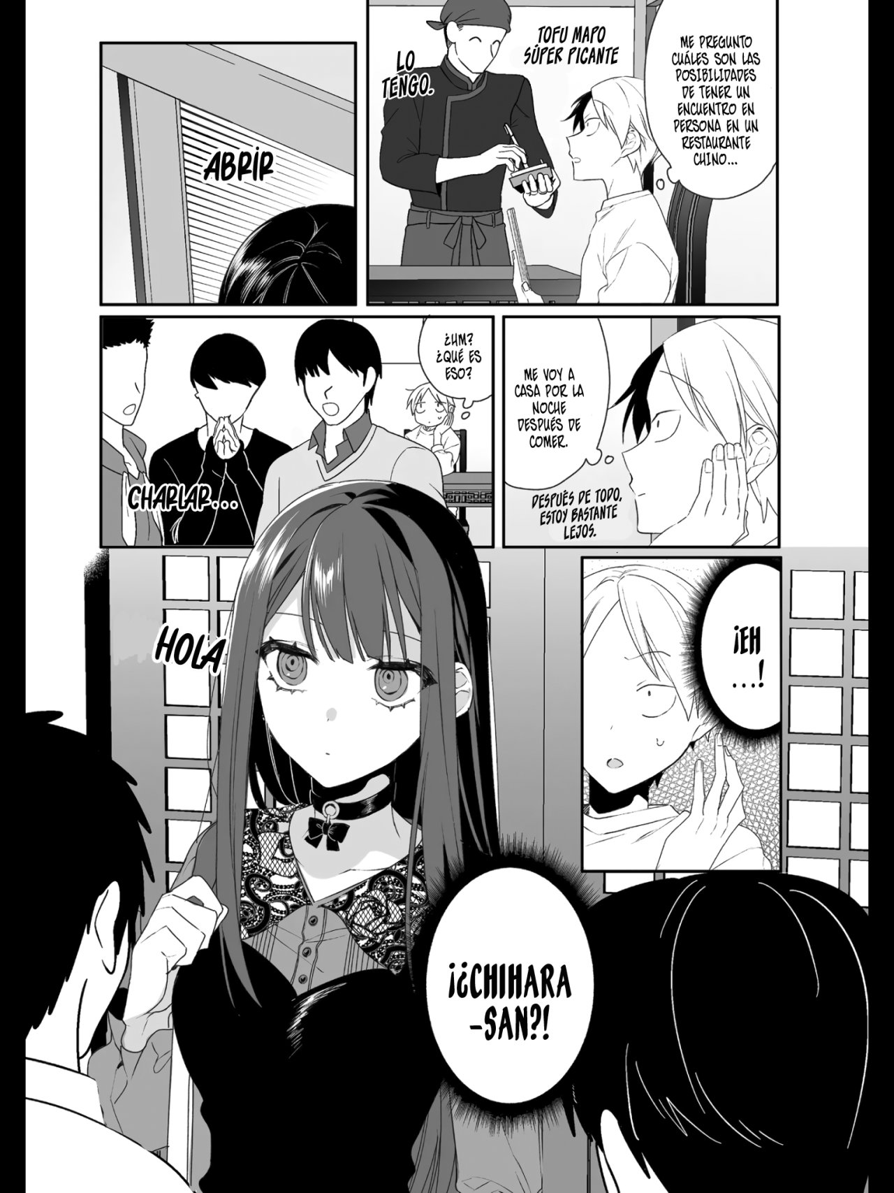 Esa chica es linda... ¿pero peligrosa? Capitulo 17: Chihara-san ¿De que trata esta Reunión? página 6