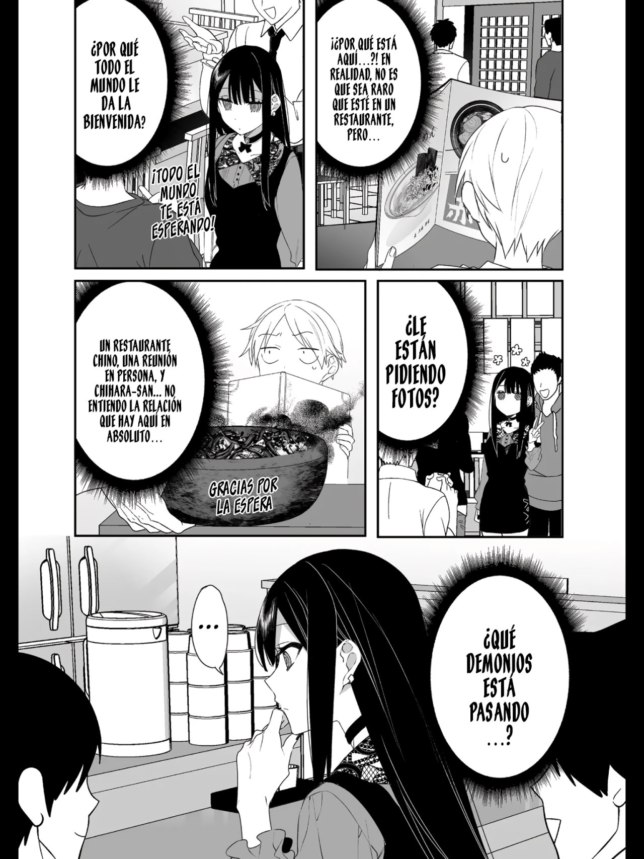 Esa chica es linda... ¿pero peligrosa? Capitulo 17: Chihara-san ¿De que trata esta Reunión? página 7